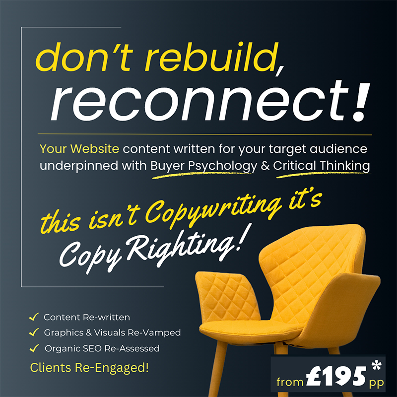 Don't Re-build Re-Connect Don't Re-build Re-Connect